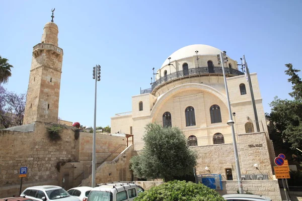 Jerusalem Israël Oude Stad Straten Gebouwen — Stockfoto