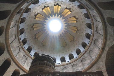 İç Kutsal Kabir Kilisesi (Kudüs Kilisesi İsa'nın Çilesi diriliş - orijinal adı ve hala ana Ortodoks Yunanlar ve Araplar arasında), Kudüs, İsrail