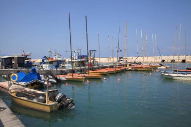 Setin içinde bağlantı noktası Jaffa, Tel Aviv, İsrail.