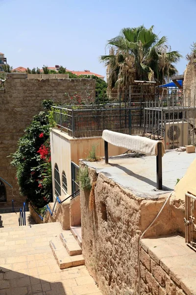 ヤッファ イスラエルの古代都市の中庭 — ストック写真
