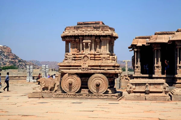 Virupakshi Temple Hindu Temple Dedicated Shiva Located Hampi Banks Tungabhadra — Stock Photo, Image