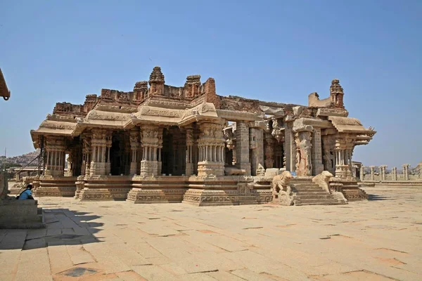 Virupakshi Tapınağı Hindu Mparatorluğu Nun Eski Başkenti Vijayanagara Karnataka Hindistan — Stok fotoğraf