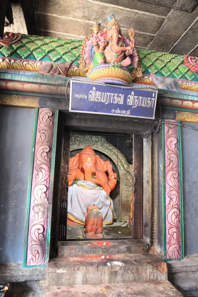 Ekambaranathar Temple Hindu Temple Dedicated Deity Shiva Worship Associated Five — Stock Photo, Image