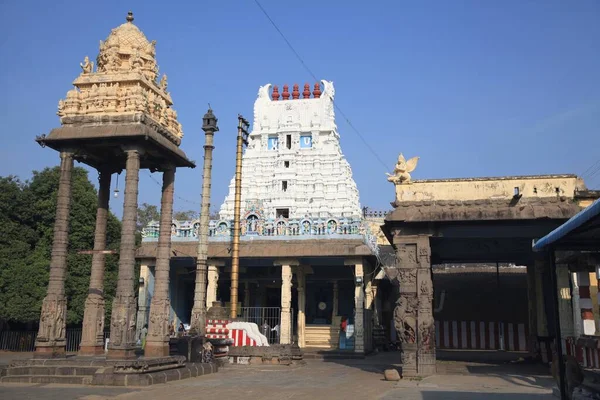 Templo Sri Varadaraja Perumal Está Dedicado Devaraja Swami Encarnación Vishnu —  Fotos de Stock