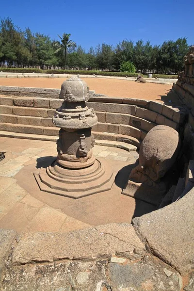 Complesso Del Tempio Mahabalipuram India Città Sorse Nel Vii Secolo — Foto Stock