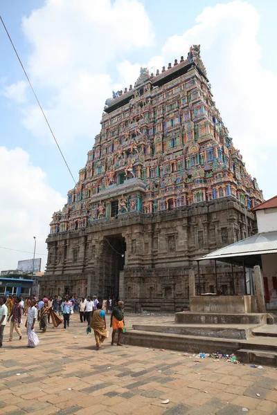 Antiguo Templo Shiva Donde Adoran Deidad Shiva Nataraja Señor Danza —  Fotos de Stock