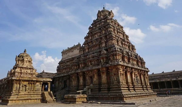 Antiga Cidade Templo Chidambaram Dos Lugares Mais Sagrados Índia Primeira — Fotografia de Stock