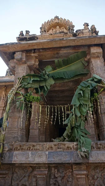 インドで最も神聖な場所の一つであるチダムバラムの古代寺院都市 最初の言及は紀元前6世紀に遡りますが 神話によると 彼の宇宙舞踊を踊るシヴァ神に敬意を表して建設されました — ストック写真