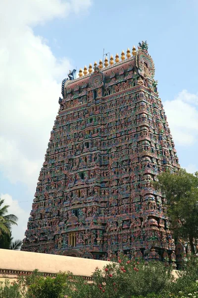 Templo Hindú Templo Sarangapani Ciudad Kumbakonam India Del Sur —  Fotos de Stock