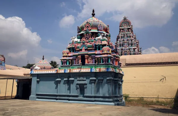 印度南部Kumbakonam市的印度教寺庙Sarangapani寺庙 — 图库照片