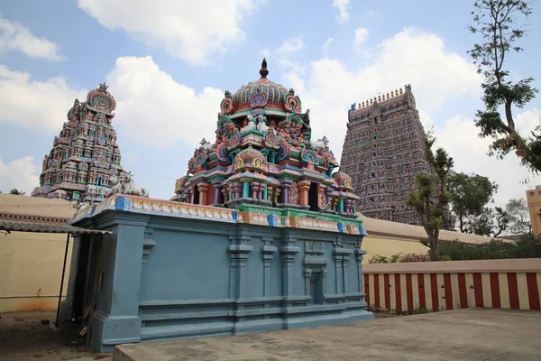 Tempio Indù Tempio Sarangapani Nella Città Kumbakonam India Meridionale — Foto Stock