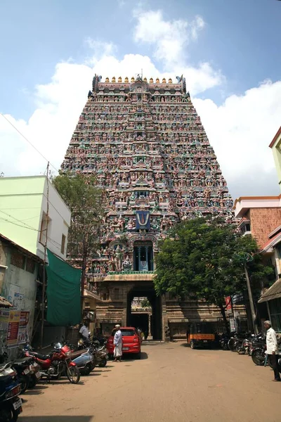 Templo Hindú Templo Sarangapani Ciudad Kumbakonam India Del Sur —  Fotos de Stock