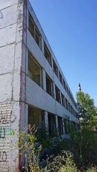 Cidade Fantasma Orbita Assentamento Abandonado Ucrânia Anos Usina Nuclear Chigirinskaya — Fotografia de Stock