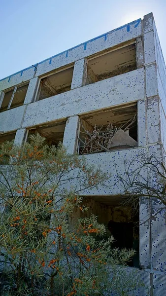 Die Geisterstadt Orbita Ist Eine Verlassene Siedlung Der Ukraine Vor — Stockfoto