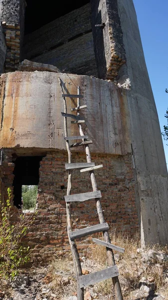 Ghost Town Orbita Abandoned Settlement Ukraine Years Ago Chigirinskaya Nuclear — Stock Photo, Image