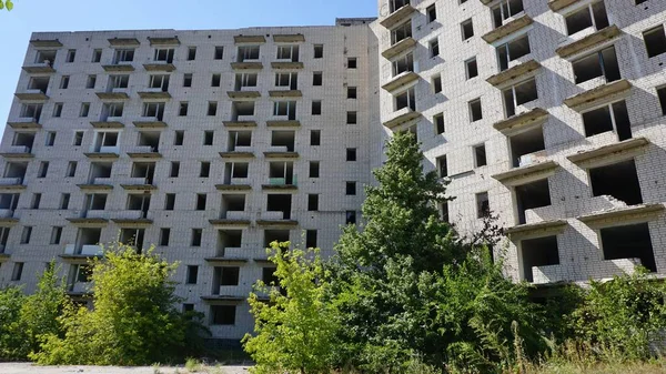 Cidade Fantasma Orbita Assentamento Abandonado Ucrânia Anos Usina Nuclear Chigirinskaya — Fotografia de Stock