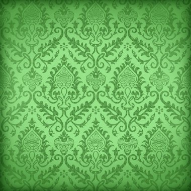 New Orleans Damask deseni duvar kağıdı parşömen kağıdı arka plan doku