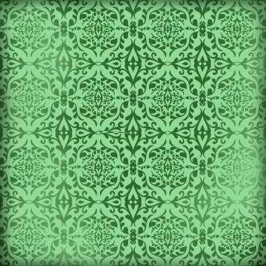 New Orleans Damask deseni duvar kağıdı parşömen kağıdı arka plan doku