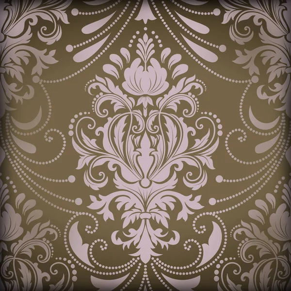 New Orleans Damask Pattern Wallpaper Parchment Paper Grunge Background Texture — Stock Photo, Image