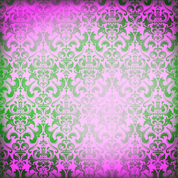 stock image New Orleans Damask Pattern Wallpaper Parchment Paper Grunge Background Texture