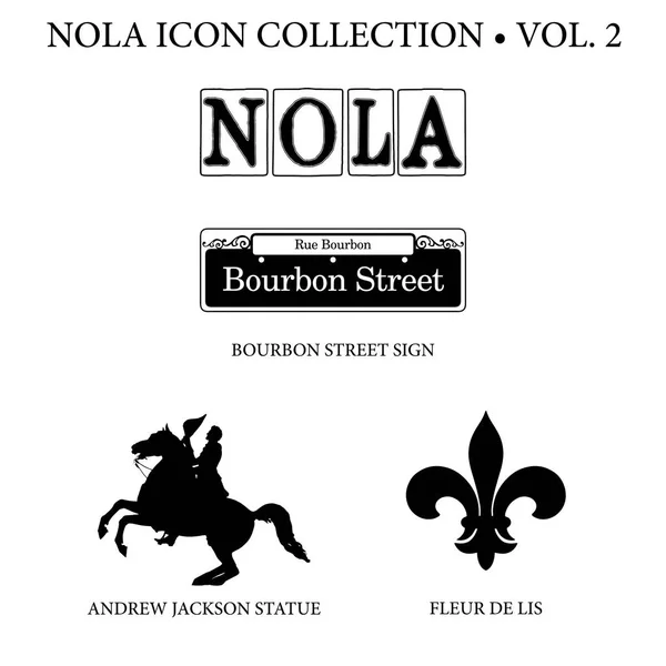 New Orleans Louisiana French Quarter Traditional Street Signs — Stock Photo, Image