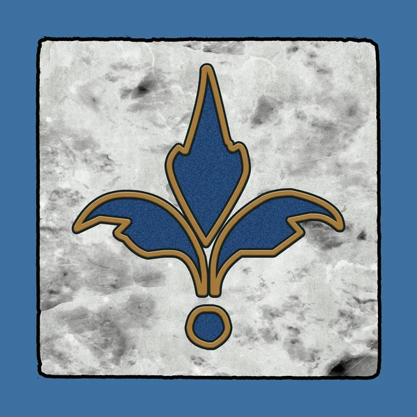 Franska Kvartalet New Orleans Louisiana Historiska Ikoniska Gatan Trottoaren Kakel — Stockfoto