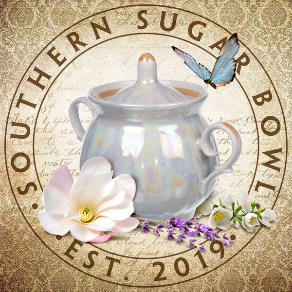 Southern Emporium Collection New Orlean Louisiana Fruit Flowers Food Culture — Stockfoto