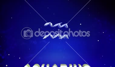 Kova animasyon burcu.