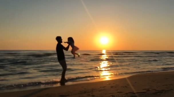 Felices vacaciones en familia . — Vídeos de Stock