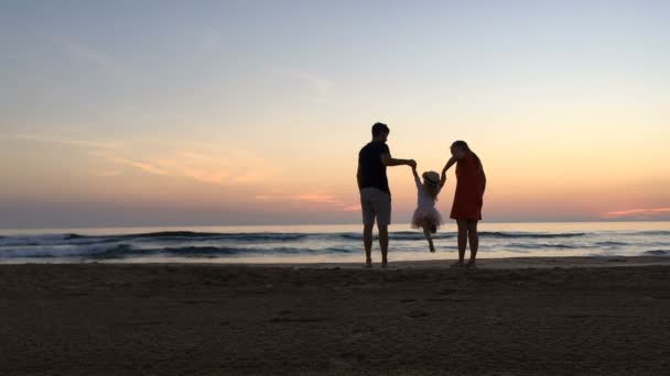 Felices vacaciones en familia . — Vídeos de Stock