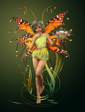 Bayan Kelebek, 3d Cg