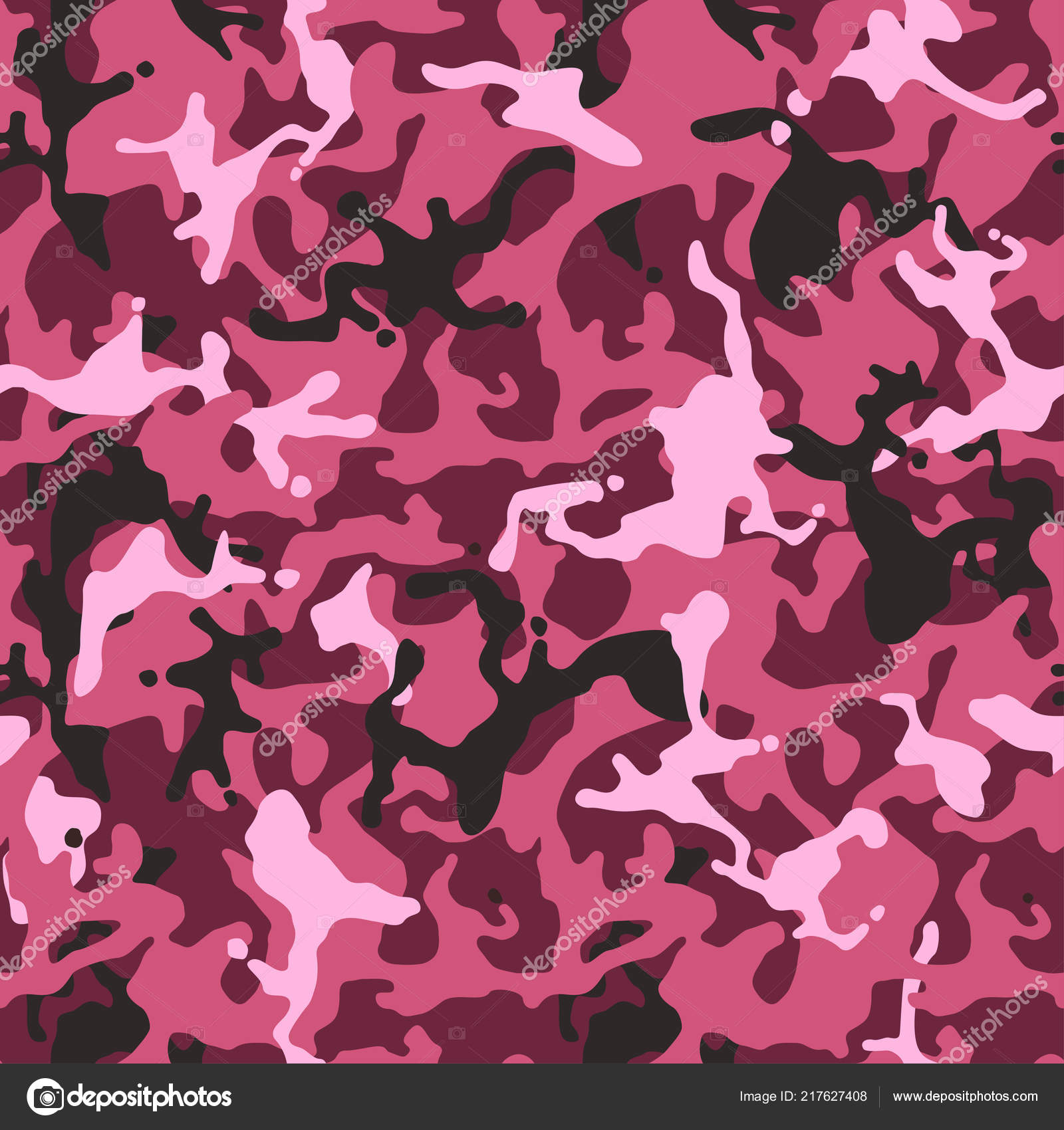 Camouflage Pattern Pink Crimson