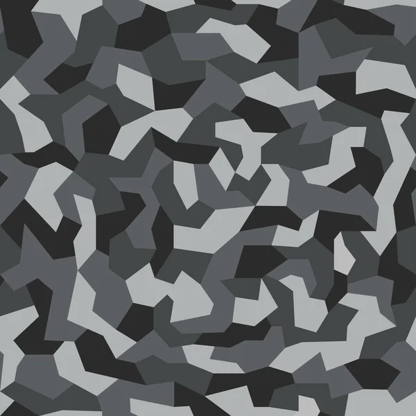 Geometrische Camouflage Naadloos Patroon Abstract Moderne Camouflage Zwart Wit Moderne — Stockvector