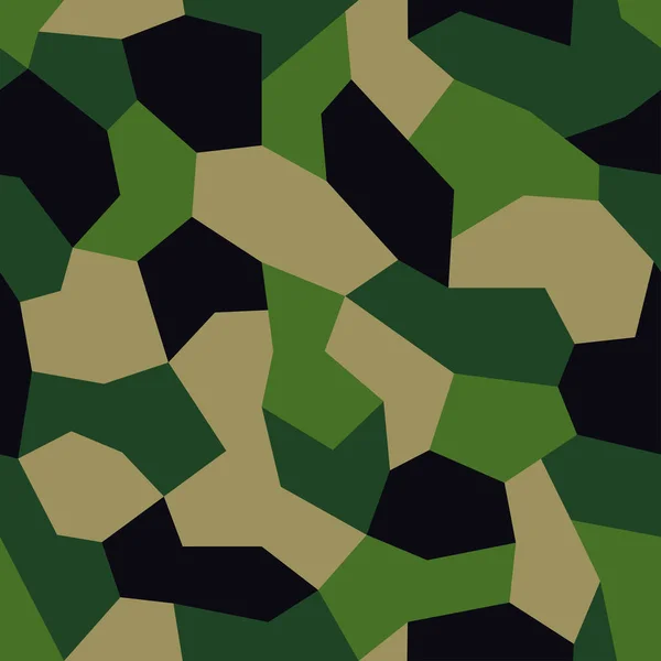 Geometrik Kamuflaj Modern Kentsel Camo Kumaş Için Yazdırma Yeşil Çokgen — Stok Vektör
