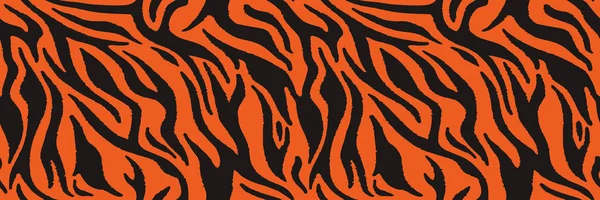 Tiger stripes seamless vector pattern