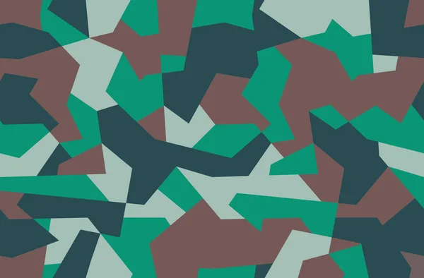 伪装与几何图案 无缝的纹理 抽象的军事风格的时尚壁纸 绿色卡其色背景 — 图库矢量图片