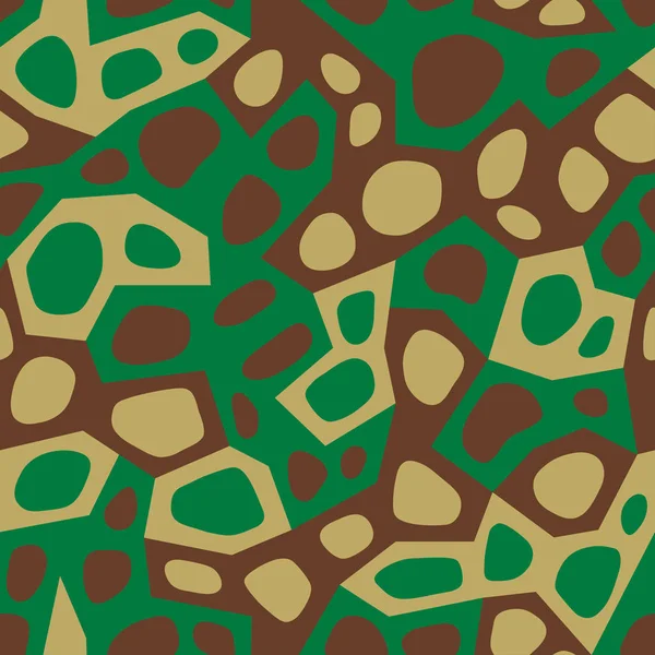 Geometric Camouflage Modern Urban Camo Print Fabric Green Camo Pattern — Stock Vector
