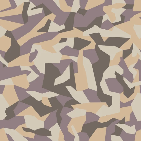 Debris Camouflage Modello Senza Cuciture Vostro Design Colori Pastello Viola — Vettoriale Stock