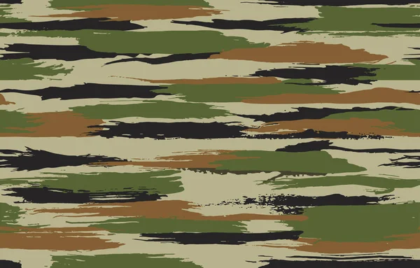 Grunge Grün Und Braune Camouflage Modernes Modedesign Khaki Camo Machte — Stockvektor