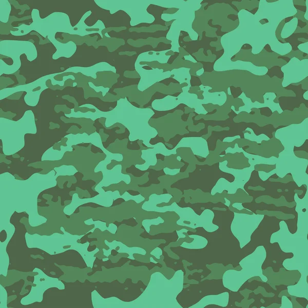 グランジグリーン迷彩 モダンなファッションデザイン 迷彩はブラシストローク手がパターンを描く作りました 陸軍の制服 ファッショナブルな ファブリック ベクトルシームレスなテクスチャ — ストックベクタ