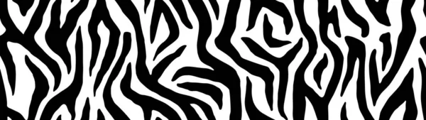 Padrão Zebra Textura Listras Elegantes Impressão Natural Animal Para Design — Vetor de Stock