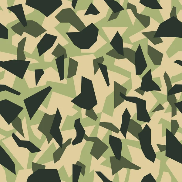 Camuflaj Geometric Vectorial Model Fără Sudură Stilul Design Khaki Pentru — Vector de stoc