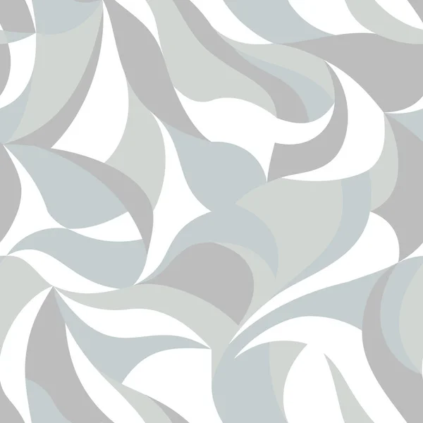 Цветочные Абстрактные Светло Серый Белый Вектор Бесшовный Фон Текстиля Обоев — стоковый вектор