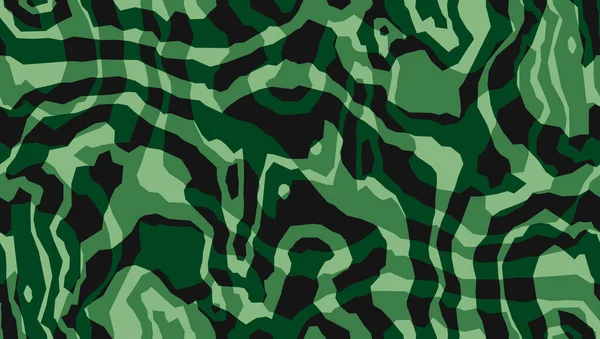 Zebra Wave Print Urban Camouflage Design Modern Fashion Design Striped — ストックベクタ