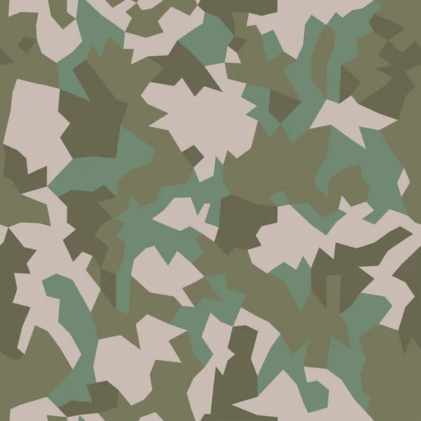Sotilaallinen Naamiointi Toistaa Saumatonta Rakennetta Armeijan Vaatteiden Geometrinen Kuvio Vihreä — vektorikuva