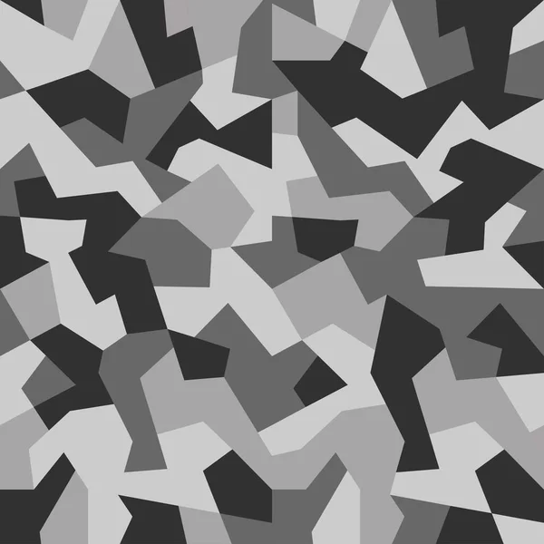 Camouflage Seamless Urban Pattern Tekstur Camo Geometris Militer Kertas Dinding - Stok Vektor