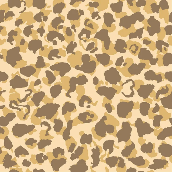 Jaguar Luipaard Huidpatroon Herhalen Naadloze Textuur Dierenprint Voor Textiel Ontwerp — Stockvector