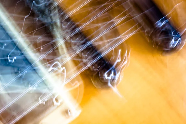 ヴィンテージ ヘヴィ リック エレクトリック ギタークローズアップ — ストック写真