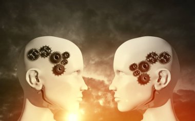 Makinelerin - yapay zeka, robot, robot kavramı yükseltmek