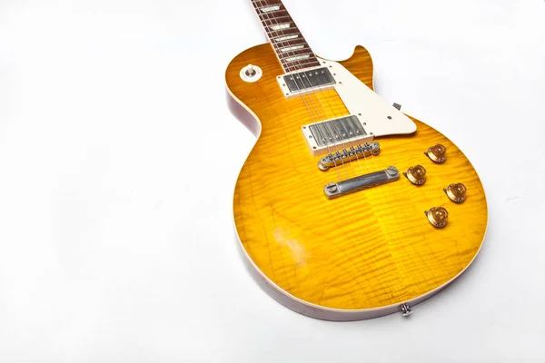 Electric Guitar Studio Shop Burst Maple Top 1959 Reissue — Stock Photo, Image